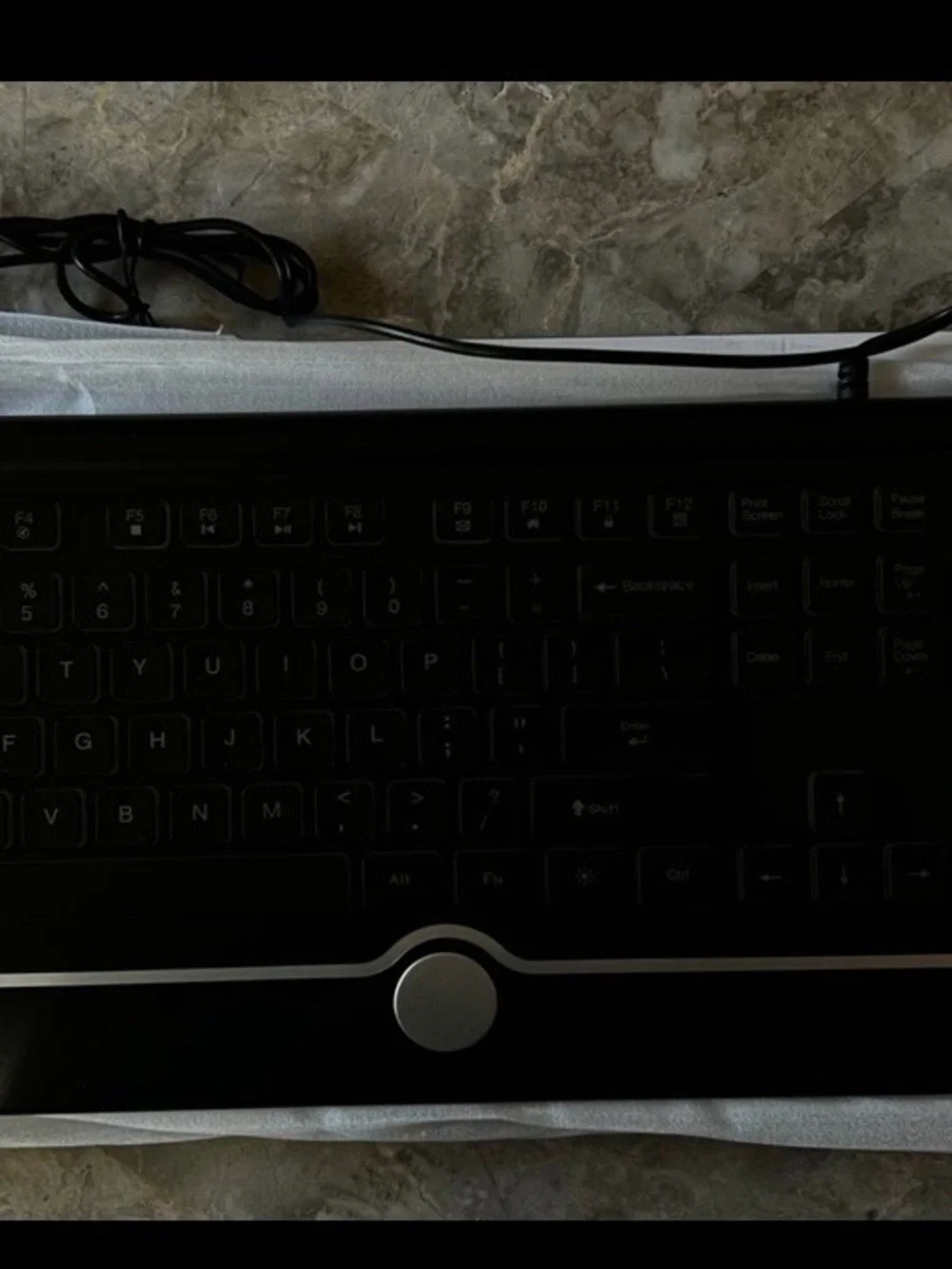 Jelly Comb wired backlit keyboard. New.